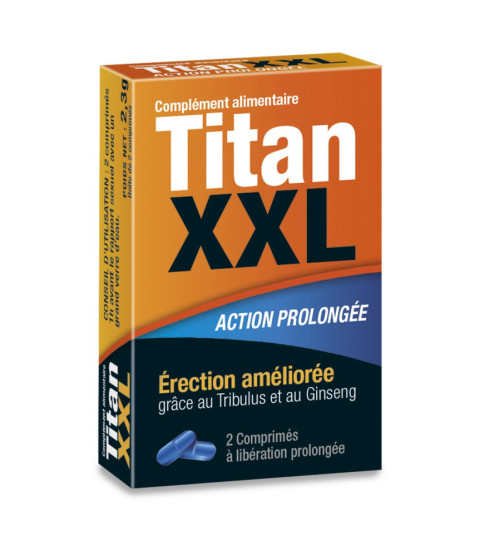 TitanXXL Stimulant sexuel 2 comprimés - LAB44